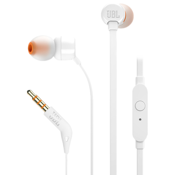 Наушники JBL T110 Белый Проводная/ Персональный photo 1
