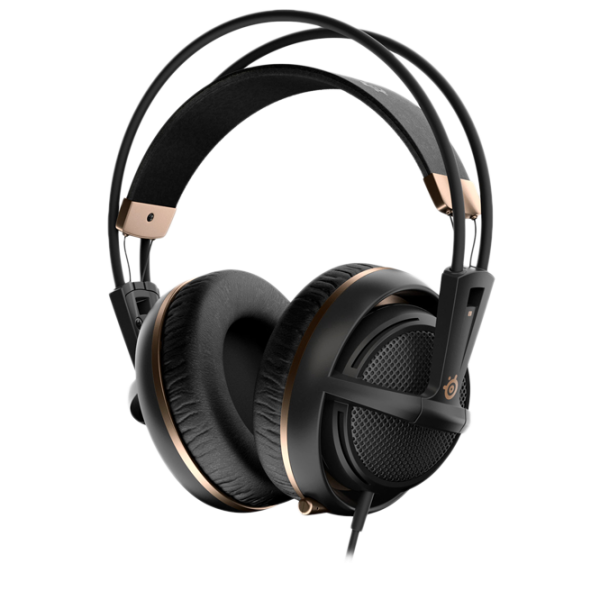 Căști Steelseries Siberia 200 Alchemy Gold Cu fir/ Gaming photo 1