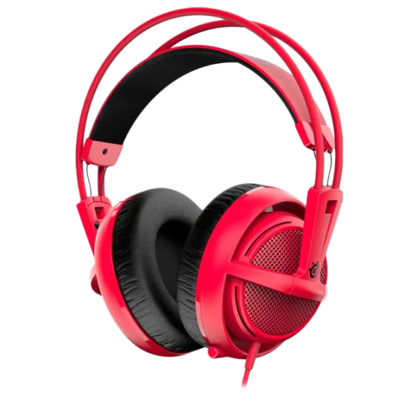 Căști Steelseries Siberia 200 Forged Red Cu fir/ Gaming photo 1