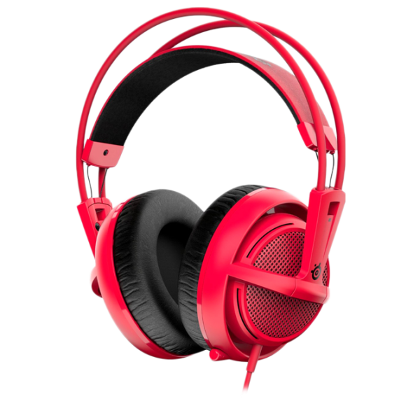 Căști Steelseries Siberia 200 Forged Red Cu fir/ Gaming photo 1