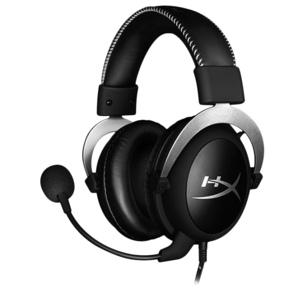 Căști HyperX Cloud X Silver Cu fir/ Gaming photo 1 Căști HyperX Cloud X Silver Cu fir/ Gaming photo 1
