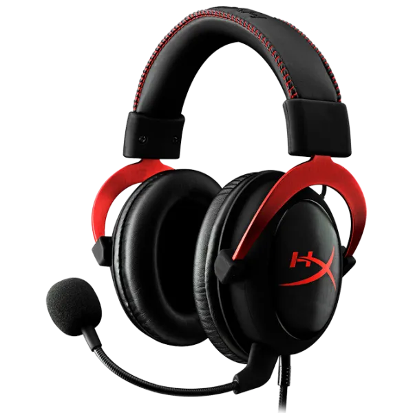 Căști HyperX Cloud II Black Red Cu fir/ Gaming photo 1