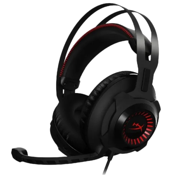 Căști HyperX Revolver Red Black Cu fir/ Gaming photo 1 Căști HyperX Revolver Red Black Cu fir/ Gaming photo 1