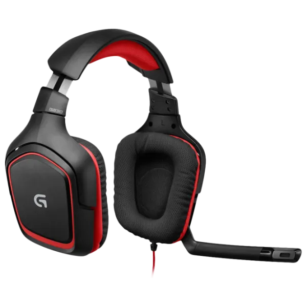 Căști Logitech G230 Black Cu fir/ Gaming photo 1 Căști Logitech G230 Black Cu fir/ Gaming photo 1