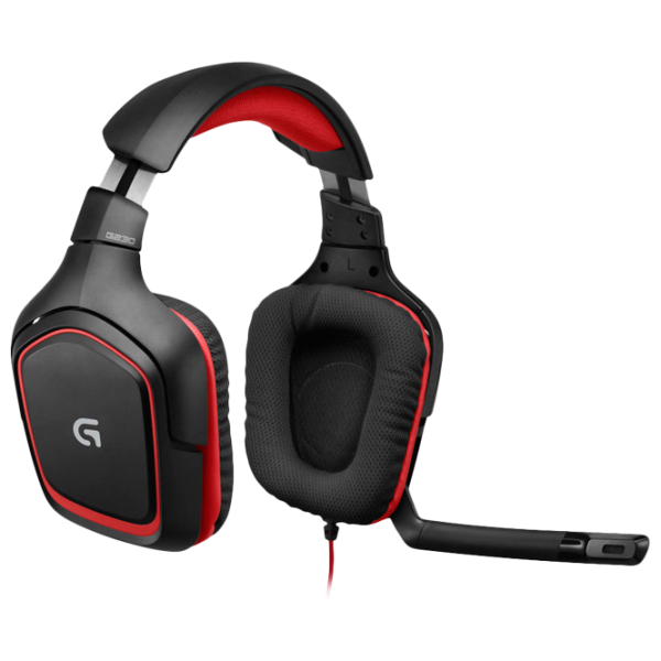Căști Logitech G230 Black Cu fir/ Gaming photo 1 Căști Logitech G230 Black Cu fir/ Gaming photo 1