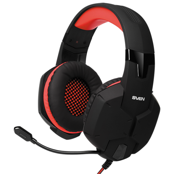 Căști Sven AP G988MV Red Black Cu fir/ Gaming photo 1