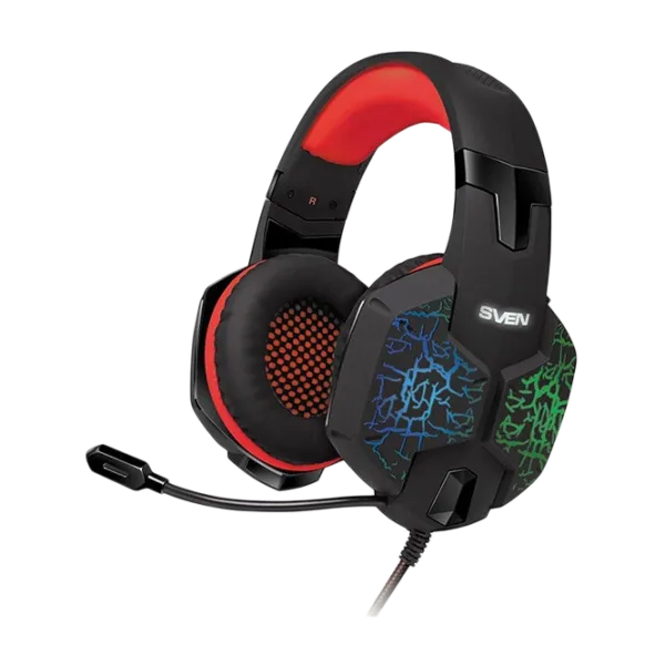 Наушники Sven AP U988MV Красный Черный Проводная/ Игровой photo 1