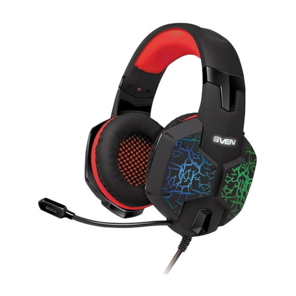 Наушники Sven AP U988MV Красный Черный Проводная/ Игровой photo 1