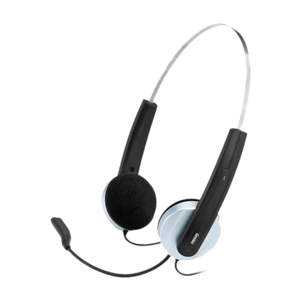 Наушники Genius HS-210U Белый Черный Проводная/ Персональный photo 1