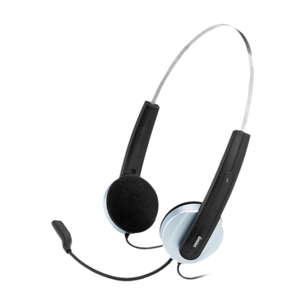 Наушники Genius HS-210U Белый Черный Проводная/ Персональный photo 1