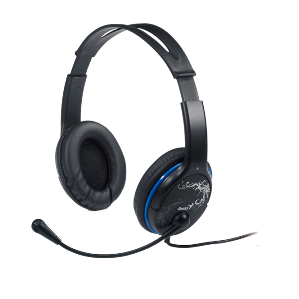 Наушники Genius HS-400A Синий Проводная/ Персональный photo 1