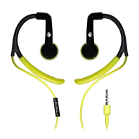 Наушники Puro IPHFSPORT1 Lime Зелёный Проводная/ Спорт