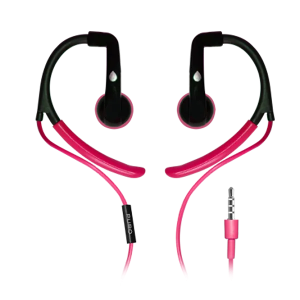 Наушники Puro IPHFSPORT1 Розовый Проводная/ Спорт photo 1