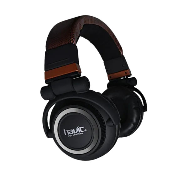 Наушники Havit HV-H91DJ Черный Коричневый Проводная/ Персональный photo 1