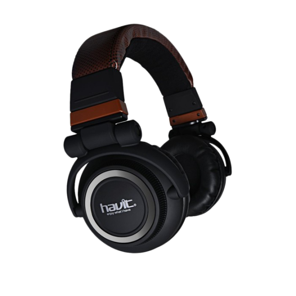 Наушники Havit HV-H91DJ Черный Коричневый Проводная/ Персональный photo 1
