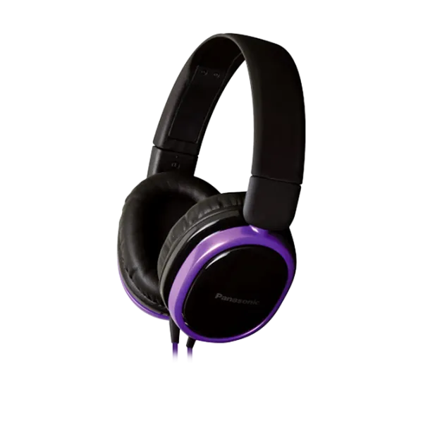 Наушники Panasonic RP-HX250E-V Черный Пурпурный Проводная/ Персональный photo 1