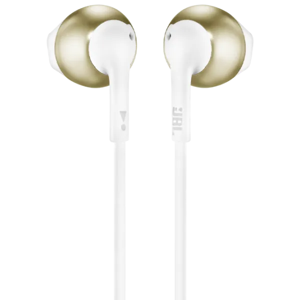 Наушники JBL T205 Золотой Белый Проводная/ Персональный photo 1