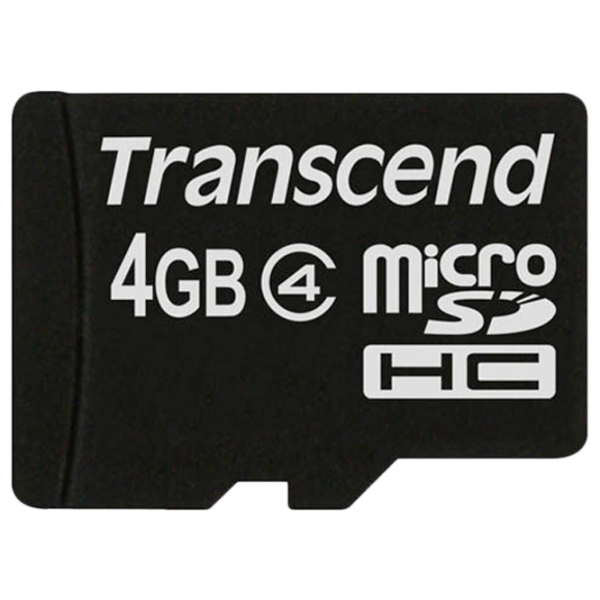 Карта памяти Transcend TS4GUSDC4 4 ГБ MicroSD Card/ Class 4 photo 1