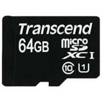 Card memorie Transcend 13613-AD10SD64 64 GB MicroSD Card/ Class10