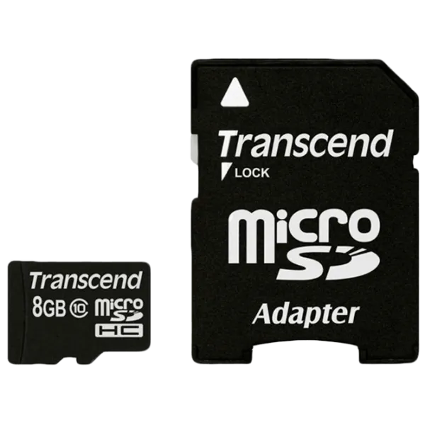 Карта памяти Transcend 8 ГБ MicroSD Card/ Class10 photo 1
