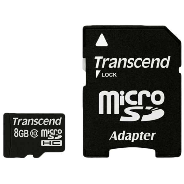 Карта памяти Transcend 8 ГБ MicroSD Card/ Class10 photo 1