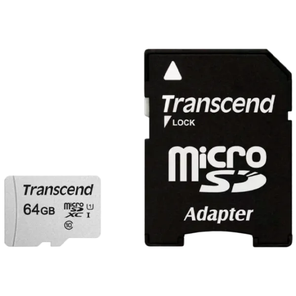 Карта памяти Transcend TS64GUSD350V 64 ГБ MicroSD/ Class10 photo 1