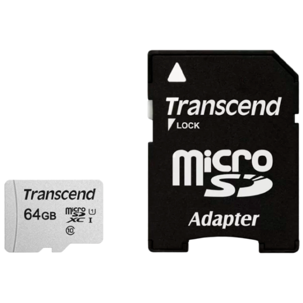 Карта памяти Transcend TS64GUSD350V 64 ГБ MicroSD/ Class10 photo 1