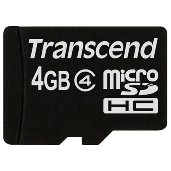 Карта MicroSD Transcend 14736-004 4 ГБ MicroSD/ Class 4 photo 1