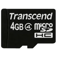 Карта MicroSD Transcend 14736-004 4 ГБ MicroSD/ Class 4