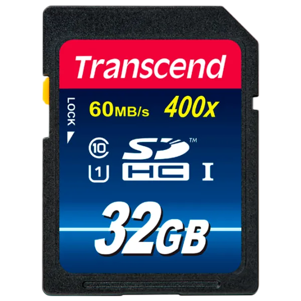SD Card Transcend 14743-003 32 ГБ SD/ UHS-I (400X) photo 1 SD Card Transcend 14743-003 32 ГБ SD/ UHS-I (400X) photo 1