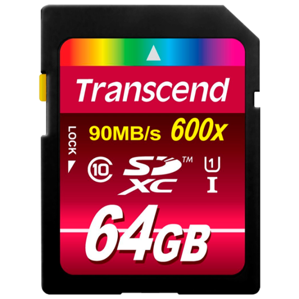 Карта MicroSD Transcend TS64GSDXC10U1 64 ГБ SD Card/ Class10 photo 1