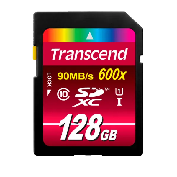 Memory Card Transcend SD Card 128 ГБ SD Card/ UHS-I (600X) photo 1 Memory Card Transcend SD Card 128 ГБ SD Card/ UHS-I (600X) photo 1