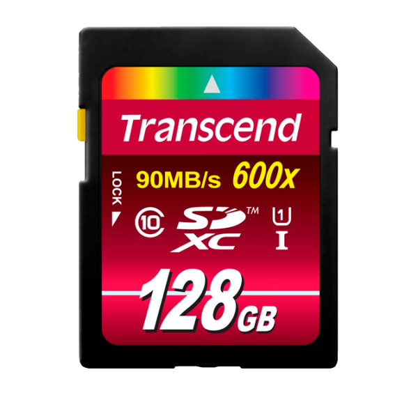 Memory Card Transcend SD Card 128 ГБ SD Card/ UHS-I (600X) photo 1 Memory Card Transcend SD Card 128 ГБ SD Card/ UHS-I (600X) photo 1