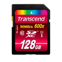 Memory Card Transcend SD Card 128 GB SD Card/ UHS-I (600X)