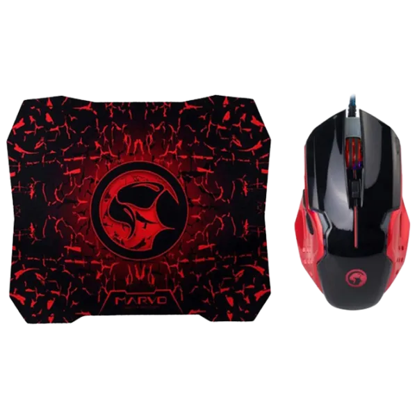Mouse Marvo M416+G1 USB/ Red photo 1