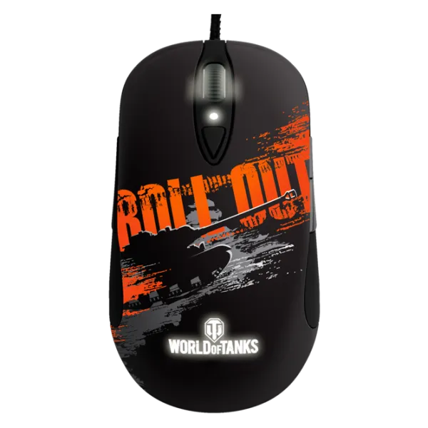 Mouse Steelseries RAW World of Tanks Edition USB/ Black photo 1