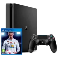 Sony Playstation 4 Slim + FIFA 18 Black