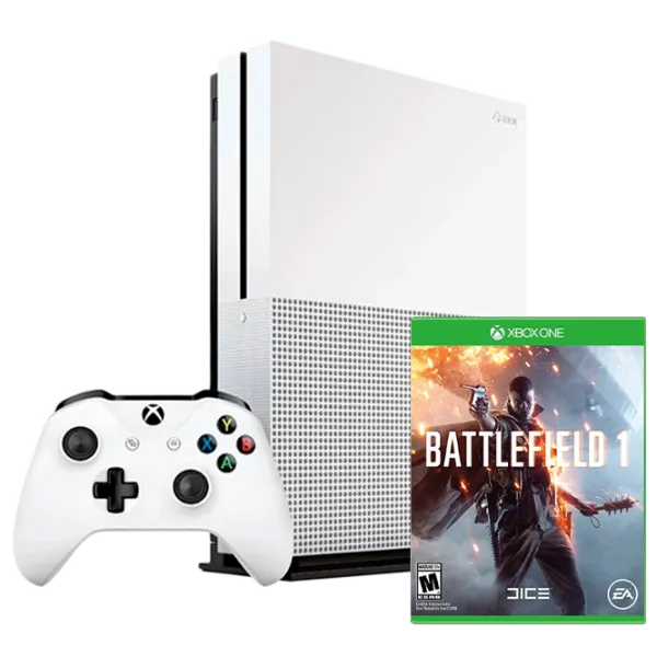 Microsoft Xbox One S Белый photo 1