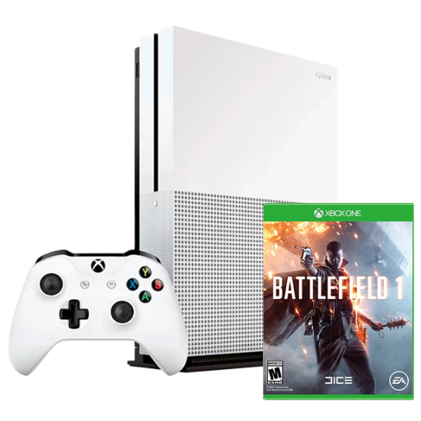 Microsoft Xbox One S Белый photo 1