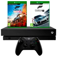 Microsoft Xbox One X + Forza Horizon 4 + Forza Motorsport 7 Черный