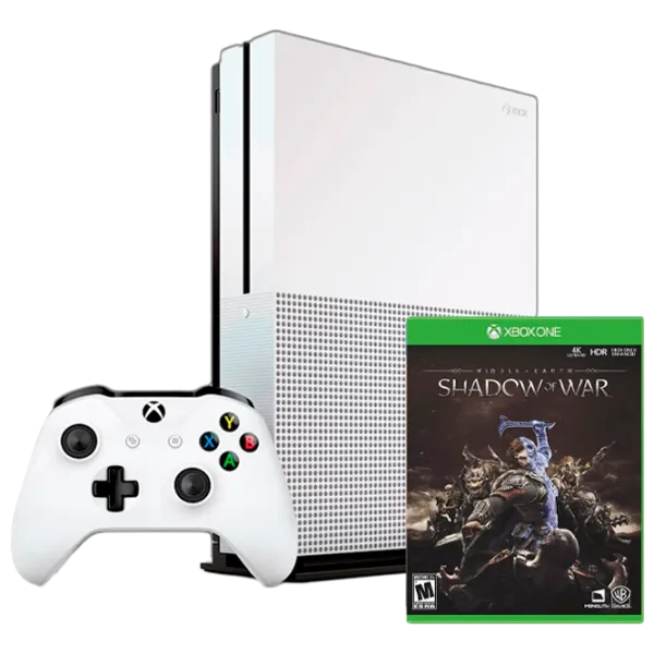 Microsoft Xbox One S White photo 1 Microsoft Xbox One S White photo 1