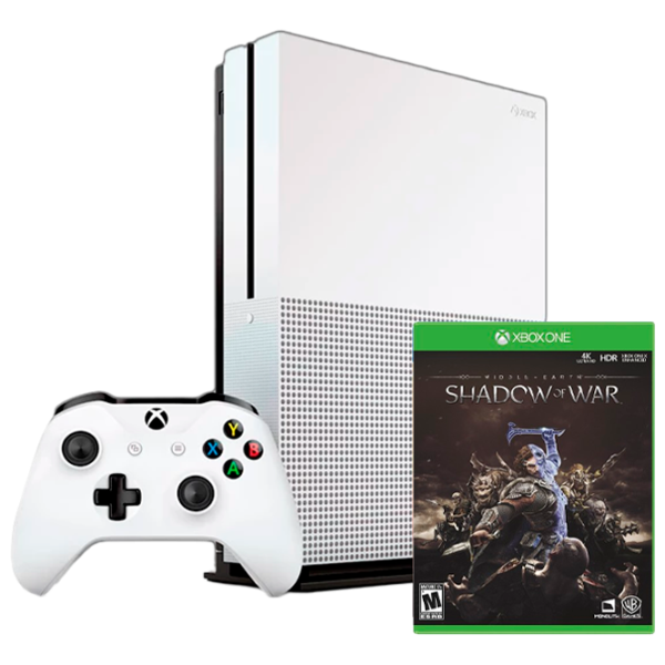 Microsoft Xbox One S White photo 1 Microsoft Xbox One S White photo 1