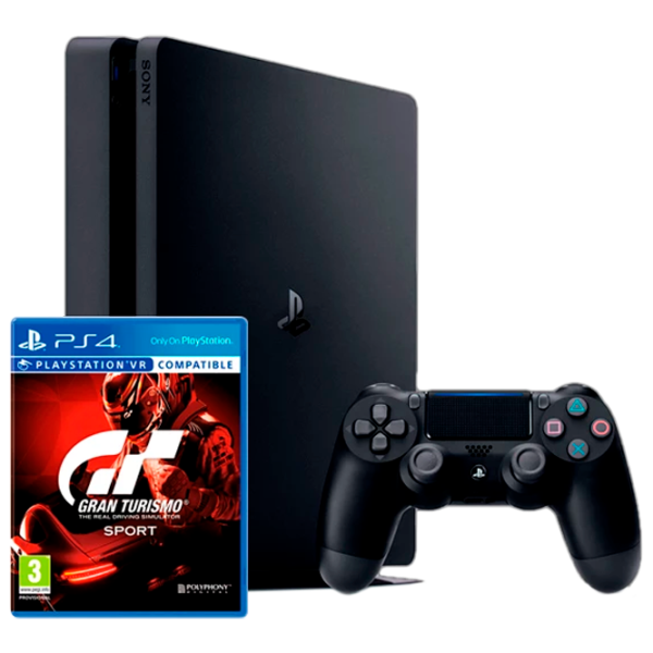 Sony Playstation 4 PRO + Gran Turismo Sport Черный photo 1