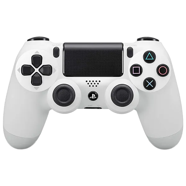 Геймпад Sony Dualshock 4 Беспроводные / 14 buttons / Белый photo 1 Геймпад Sony Dualshock 4 Беспроводные / 14 buttons / Белый photo 1