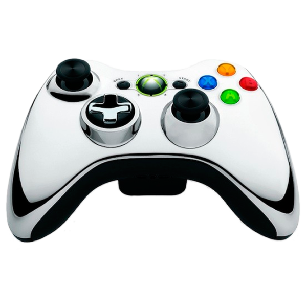 Геймпад Microsoft Xbox 360 Special Edition Беспроводные / 12 buttons / Серебряный photo 1