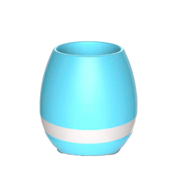 Boxă portabilă Flowerpot Music Blue photo 1 Boxă portabilă Flowerpot Music Blue photo 1