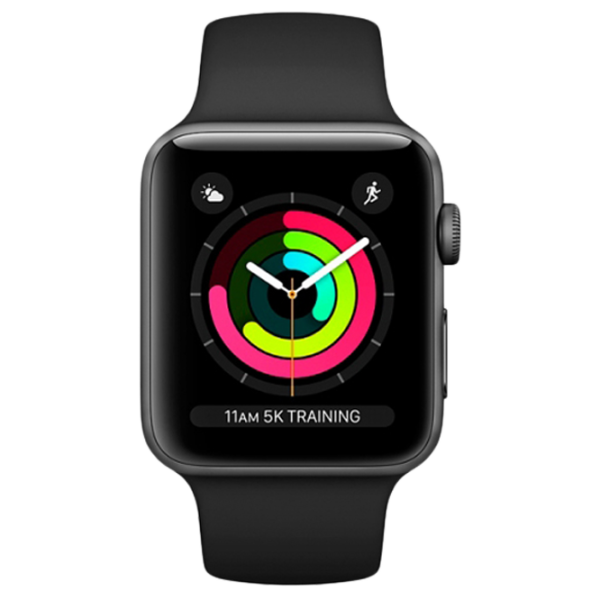 Умные часы Apple Watch Series 3 1.65"/ MQL12/ MTF32/ Серый Черный photo 1