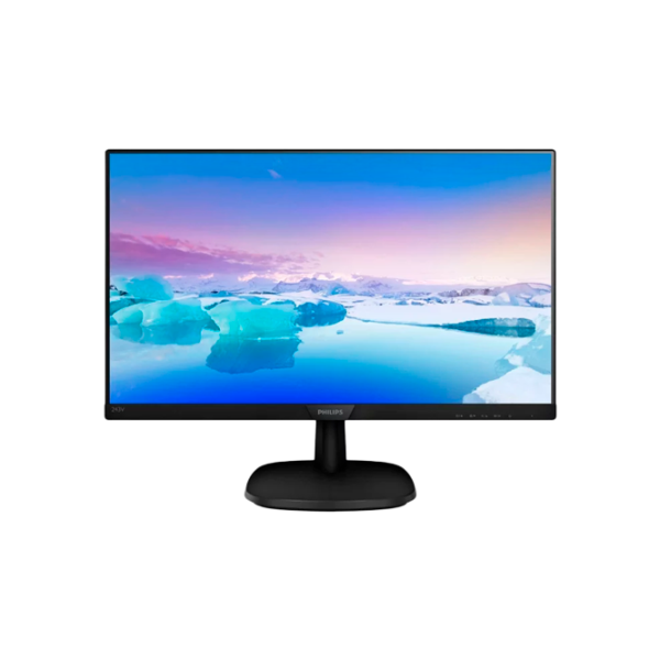 Monitor Philips 243V7QJABF 23.8" Full HD 60 Hz/ 5 ms/ Black photo 1