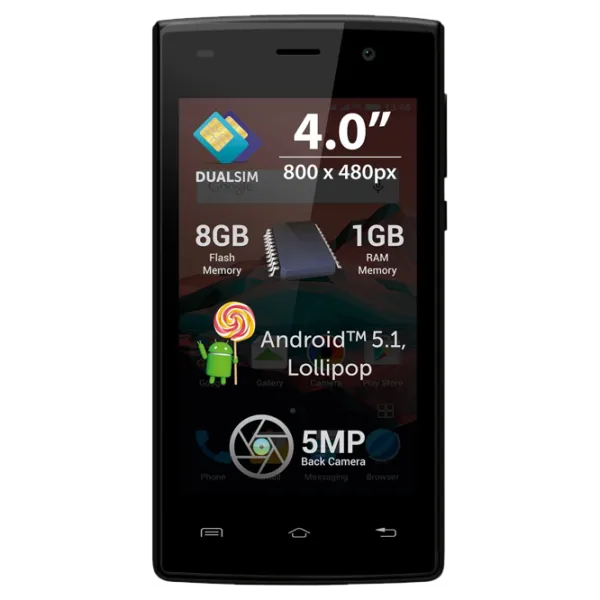 Allview A5 Ready 1 GB/ 8 GB/ Dual SIM/ Black photo 1