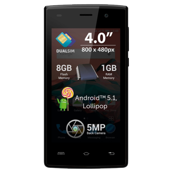 Allview A5 Ready 1 GB/ 8 GB/ Dual SIM/ Black photo 1
